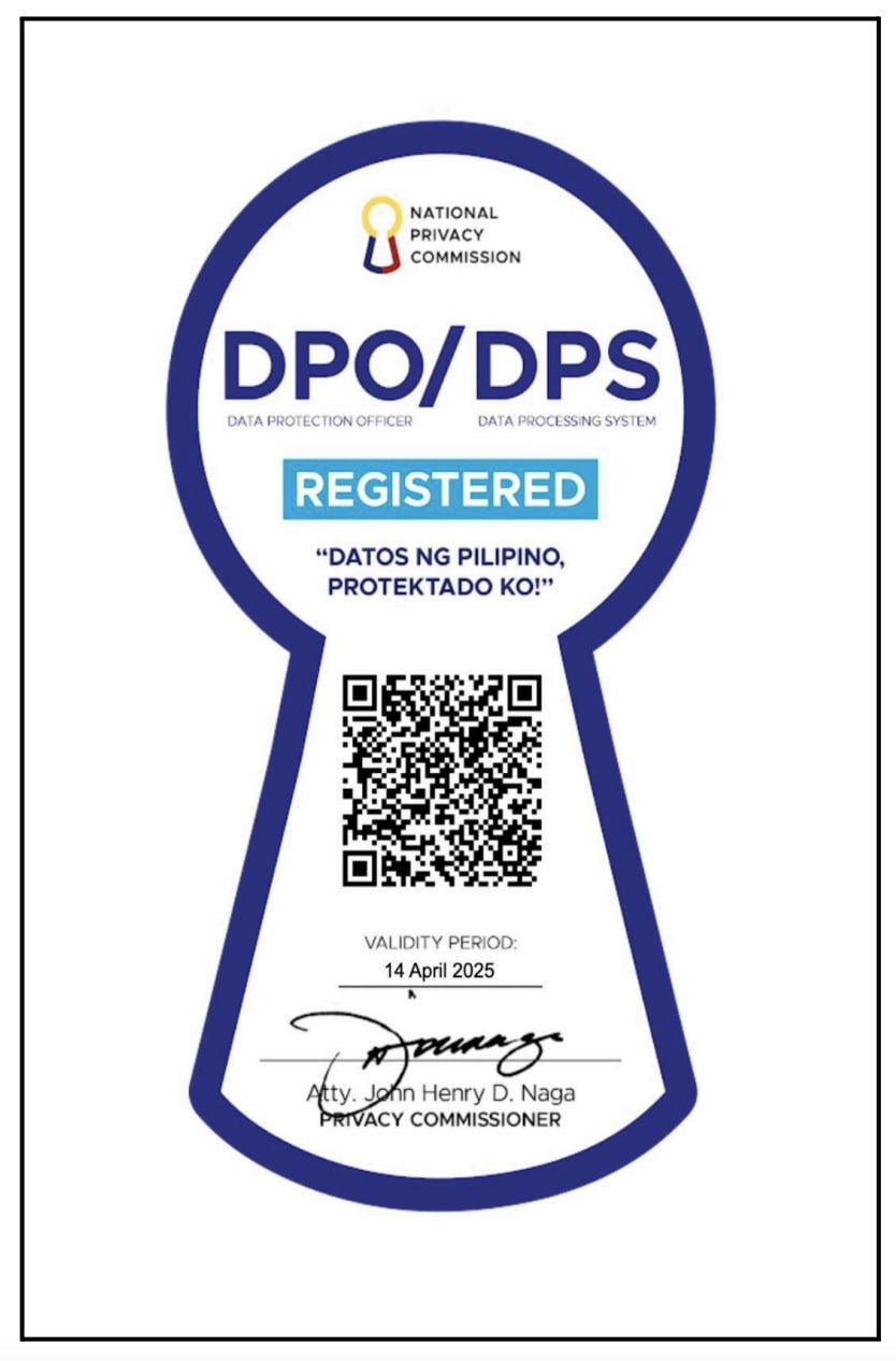 NPC DPO/DPS Registered